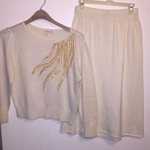 Lady dress and blouse